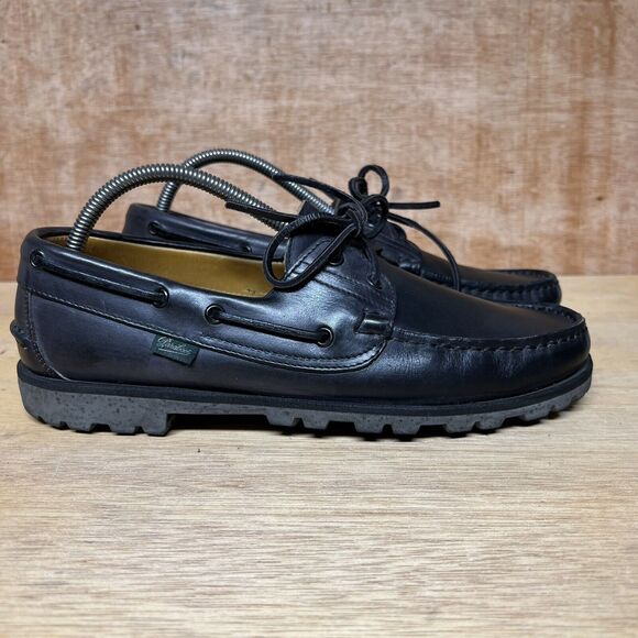 Paraboot Other - Paraboot For Arpenteur Malo Men Size 9 US, 8 UK Shoes Black Leather Lug Rare